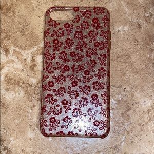 Kate spade iPhone 8 Plus case sparkly